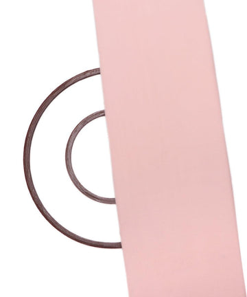 pink plain crepe fabric 2
